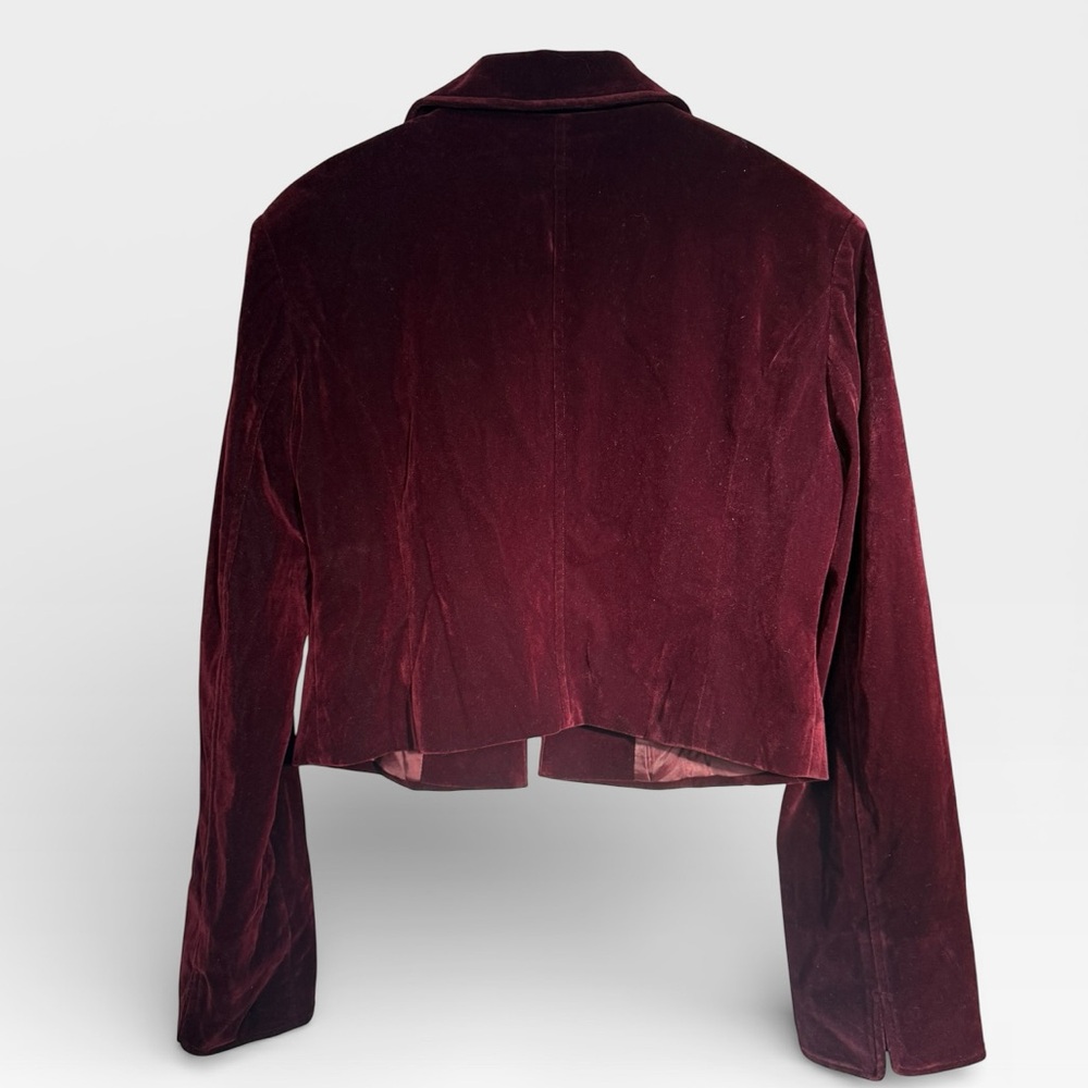 Commense SET Velvet Collared Jacket & Mini Skirt Set - Picture 9 of 16